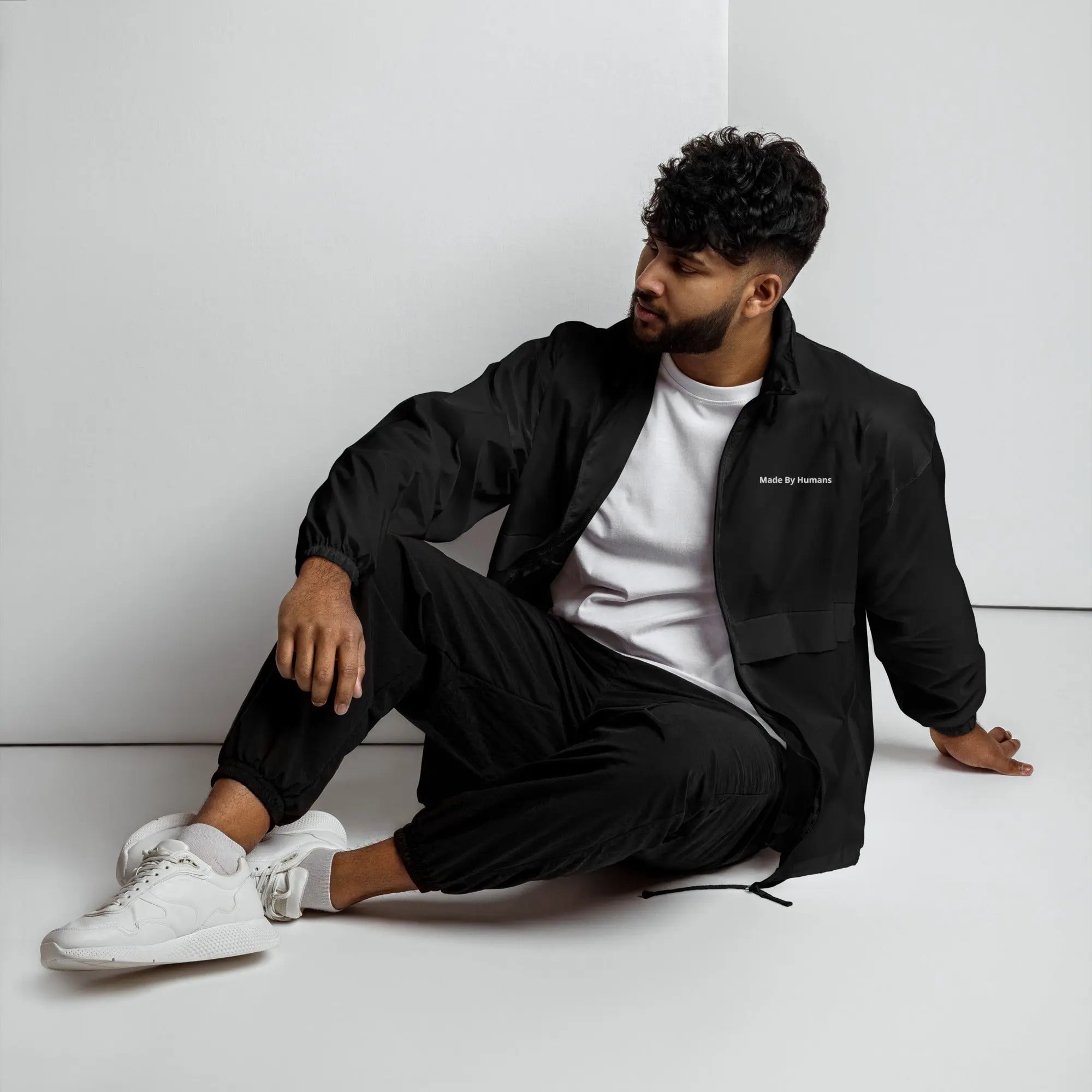 Made By Humans Men Special Windbreaker Made By Humans