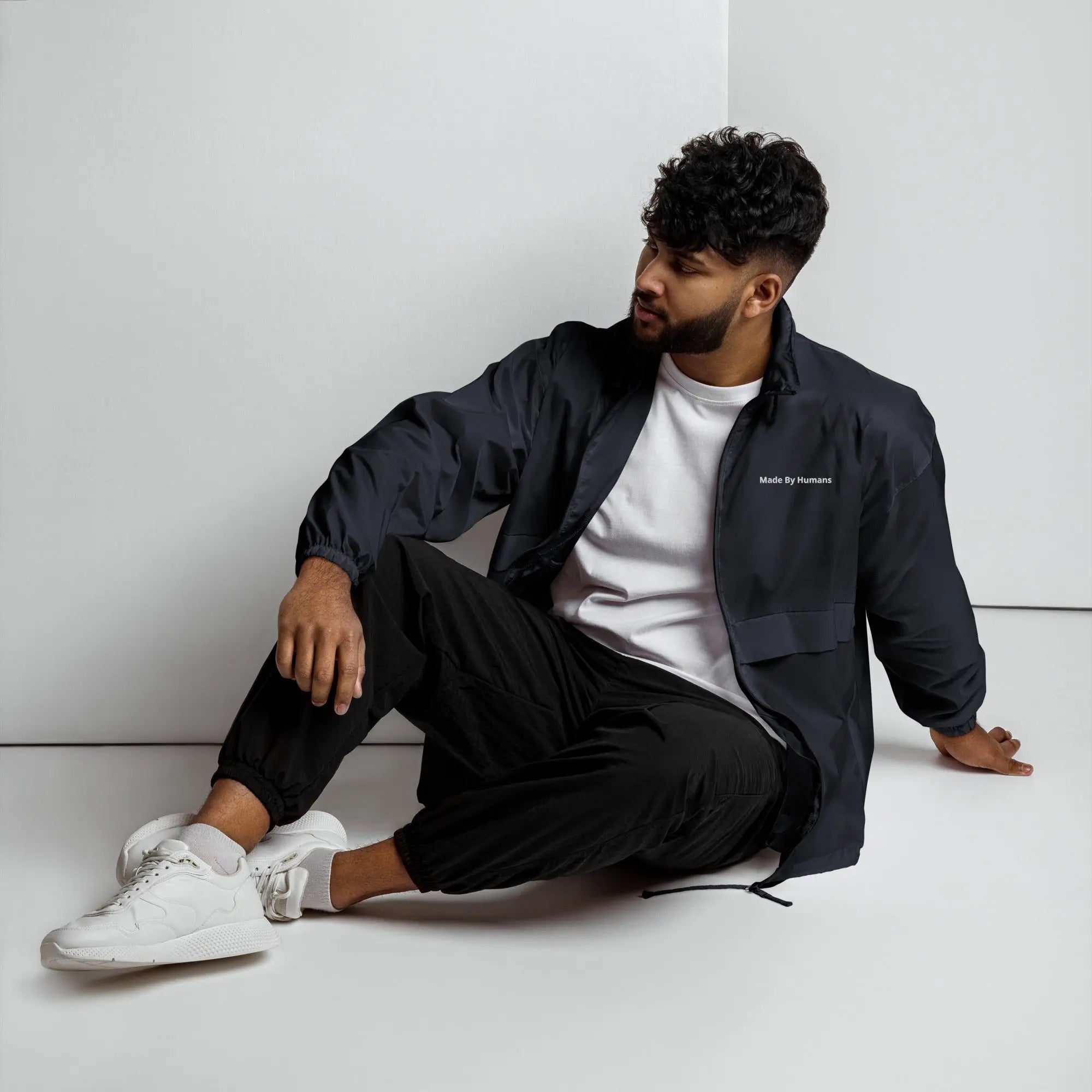 Made By Humans Men Special Windbreaker Made By Humans