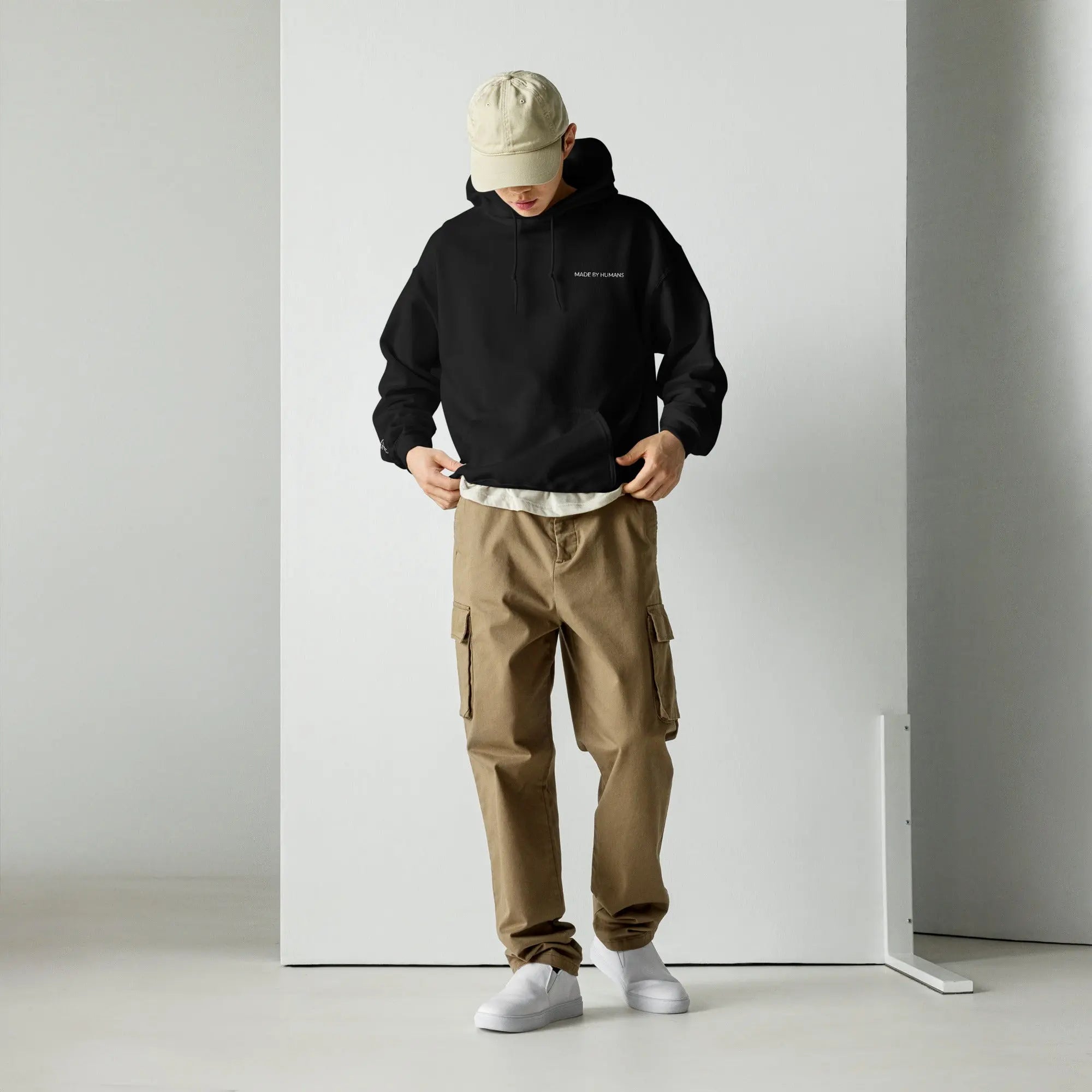Made By Humans Men Hoodie Made By Humans