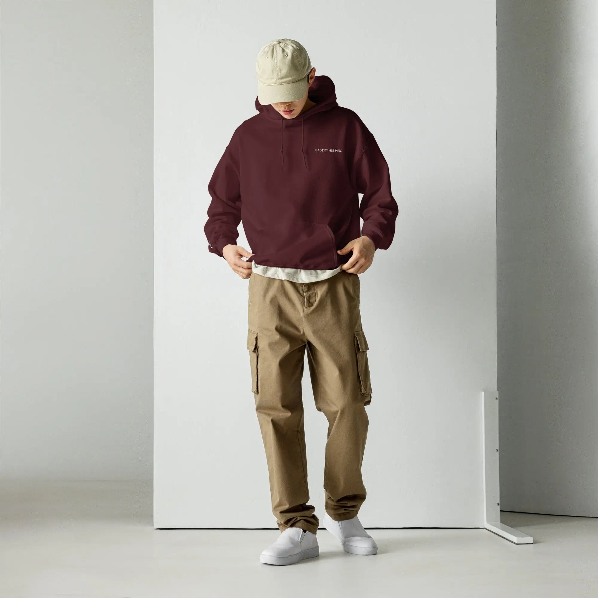Made By Humans Men Hoodie Made By Humans