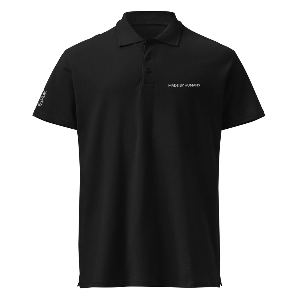 Made By Humans Mens Polo Shirt Made By Humans